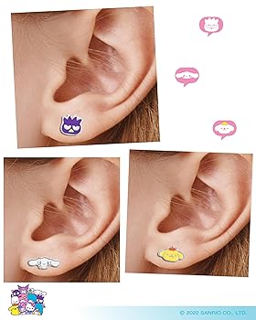Amazon | サンリオ ハローキティ スタッドピアス 12組パック